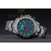 Replica Rolex Daytona Black Ion Plated Tachymeter Black Stainless Steel Strap Green Dial 80246