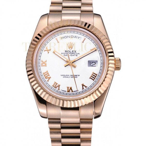 Replica Rolex Day-Date White Dial Gold Bracelet 622546 Replica Rolex Day-Date White Dial Gold Bracelet 622546