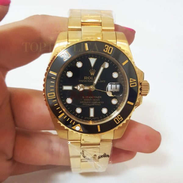 Replica Rolex Submariner Black Dial 116618LN