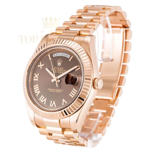 Replica Rolex Day-Date II Chocolate 218235