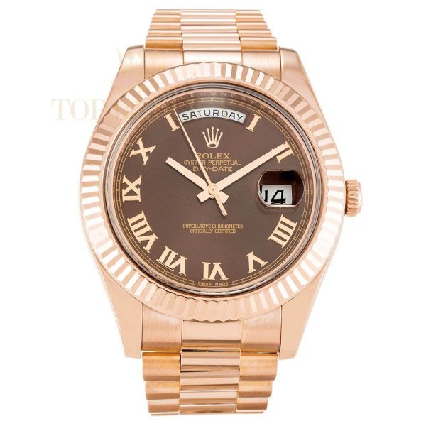 Replica Rolex Day-Date II Chocolate 218235