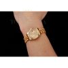 Replica Rolex Lady-Datejust Champagne Dial Diamond Bezel Gold Jubilee Bracelet 1454096