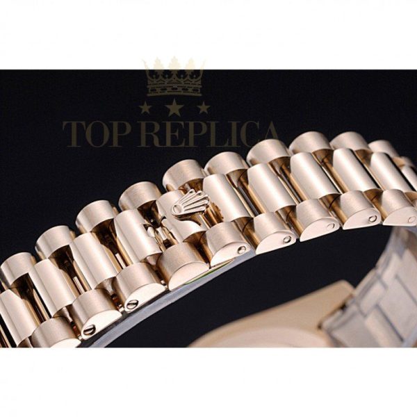 Replica Rolex Day-Date White Dial Gold Bracelet 622546