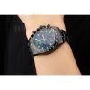 Replica Rolex Daytona Black Ion Plated Tachymeter Black Stainless Steel Strap Green Dial 80246