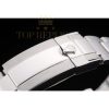 Replica Rolex Daytona Cosmograph Rainbow Crystals Bezel Stainless Steep Strap Black Dial 80250