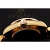 Replica Rolex DayJust Diamond Pave White Dial Gold Diamond Bracelet 1453957