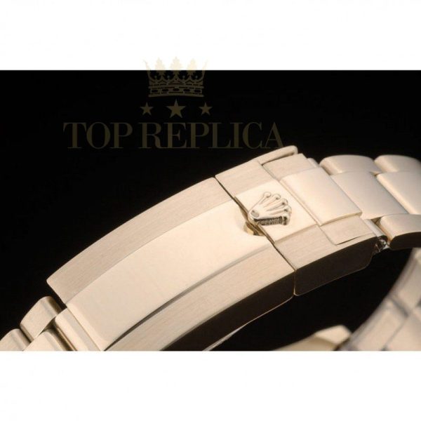 Replica Rolex Daytona Cosmograph Rainbow Crystals Bezel Rose Gold Strap Black Dial 80251