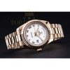Replica Rolex Day-Date White Dial Gold Bracelet 622546
