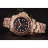 Replica Rolex Submariner Skull Limited Edition Black Dial Rose Gold Case And Bracelet 1454086