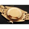 Replica Rolex Lady-Datejust Champagne Dial Diamond Bezel Gold Jubilee Bracelet 1454096